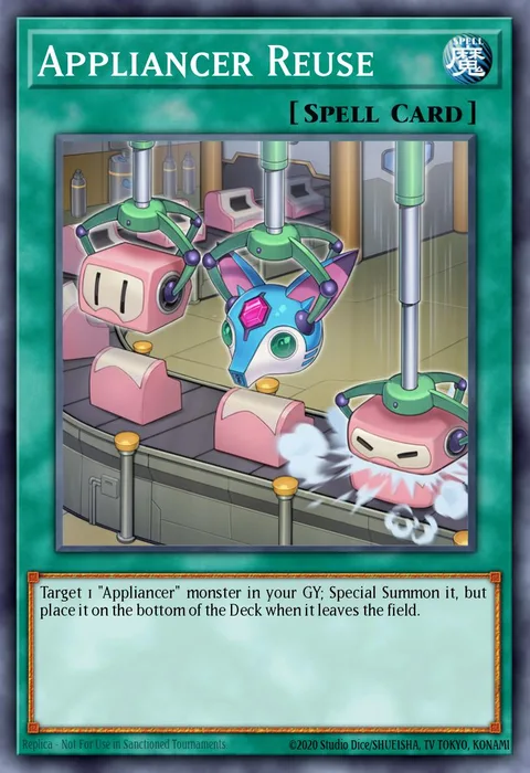 Appliancer Reuse trading card