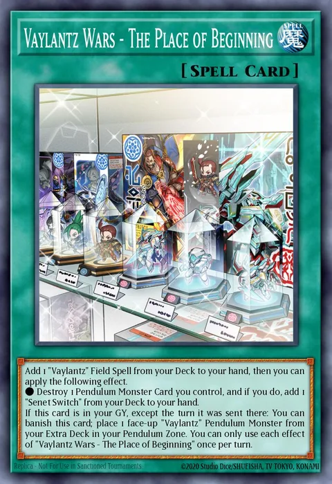 Vaylantz Wars - The Place of Beginning trading card