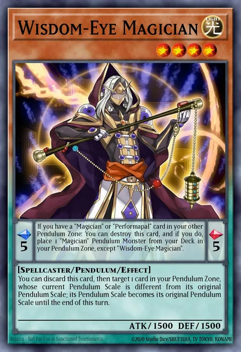 Wisdom-Eye Magician trading card