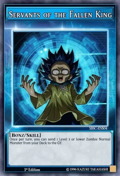 Servants of the Fallen King trading card