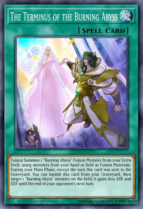 The Terminus of the Burning Abyss trading card