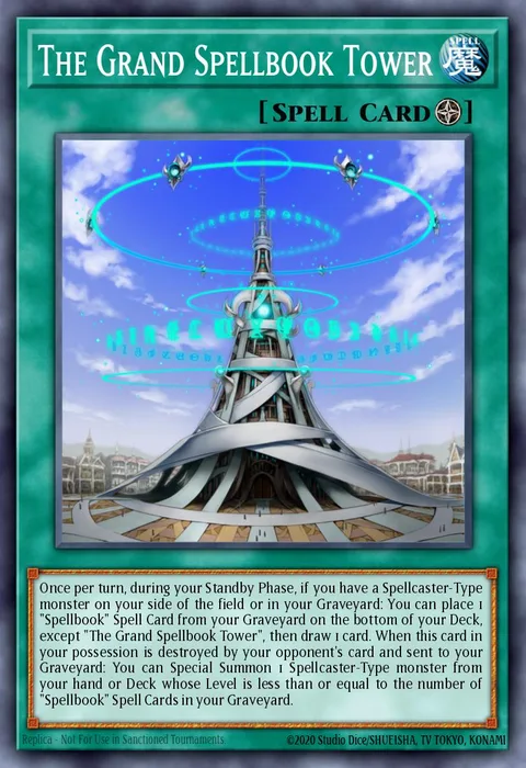 The Grand Spellbook Tower trading card