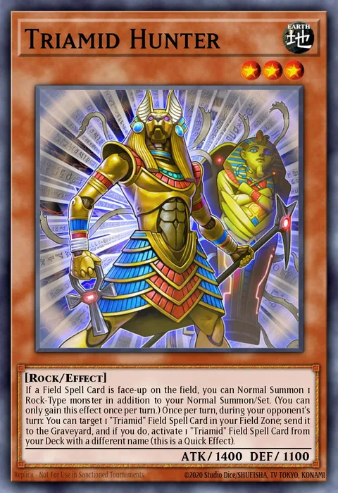Triamid Hunter trading card