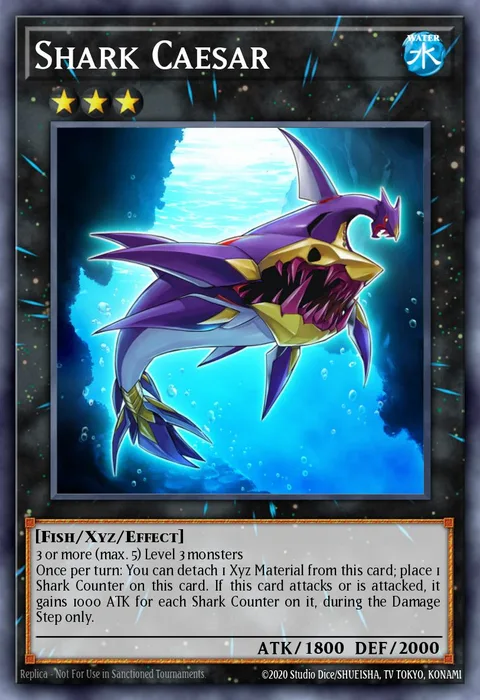 Shark Caesar trading card