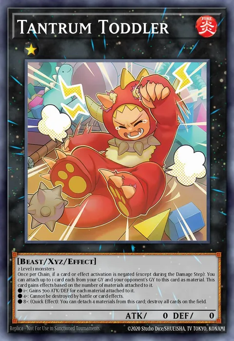 Tantrum Toddler trading card