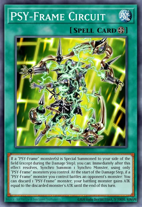 PSY-Frame Circuit trading card
