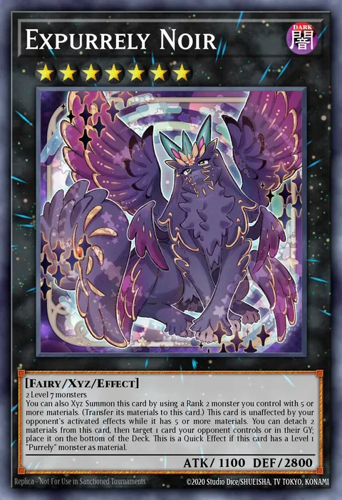 Expurrely Noir trading card