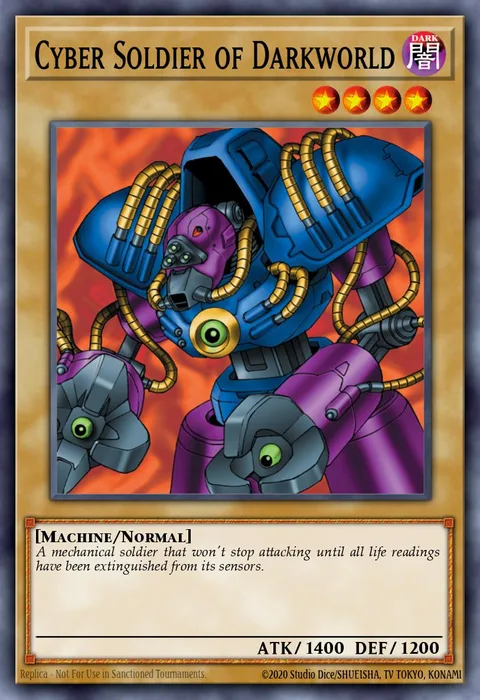 Cyber Soldier of Darkworld trading card