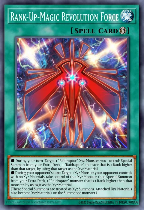 Rank-Up-Magic Revolution Force trading card