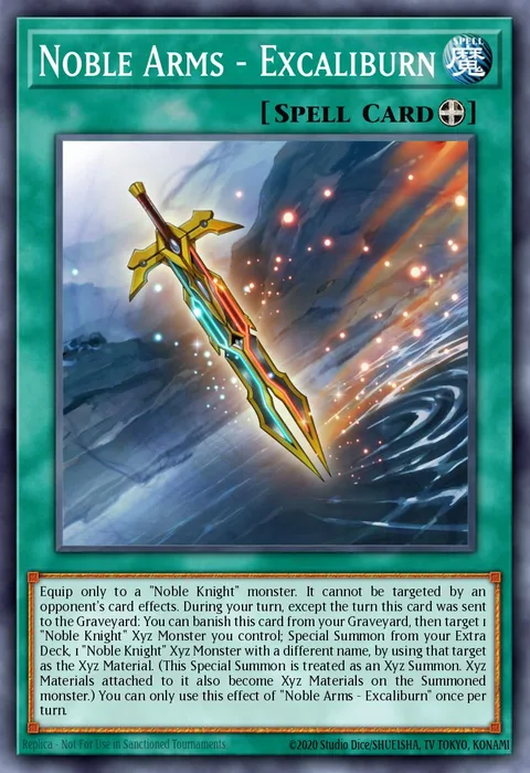 Noble Arms - Excaliburn trading card