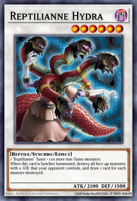 Reptilianne Hydra trading card