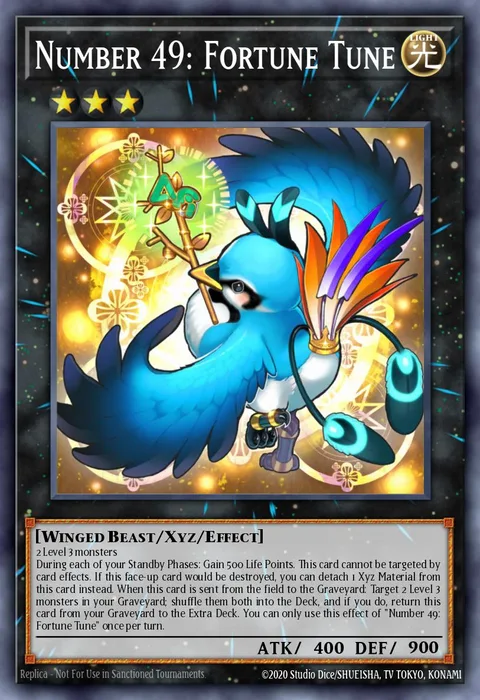 Number 49: Fortune Tune trading card