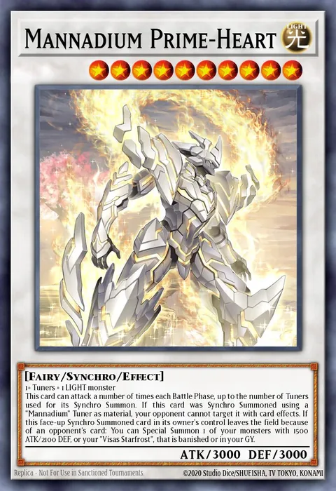 Mannadium Prime-Heart trading card