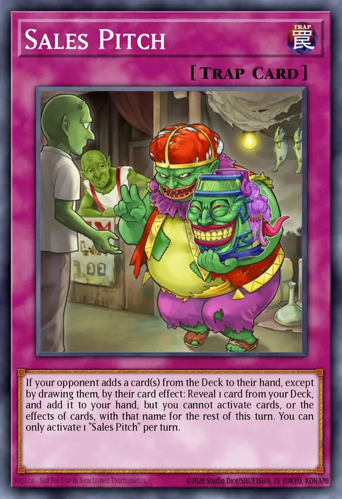 Sales Pitch trading card