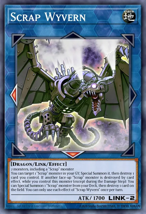 Scrap Wyvern trading card