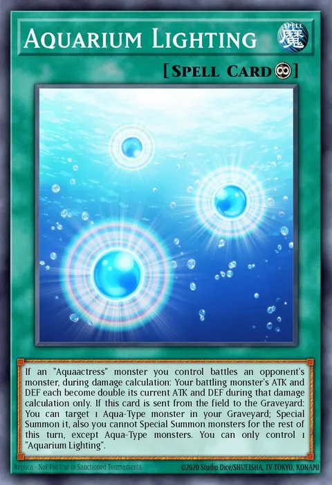 Aquarium Lighting trading card