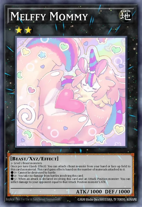 Melffy Mommy trading card