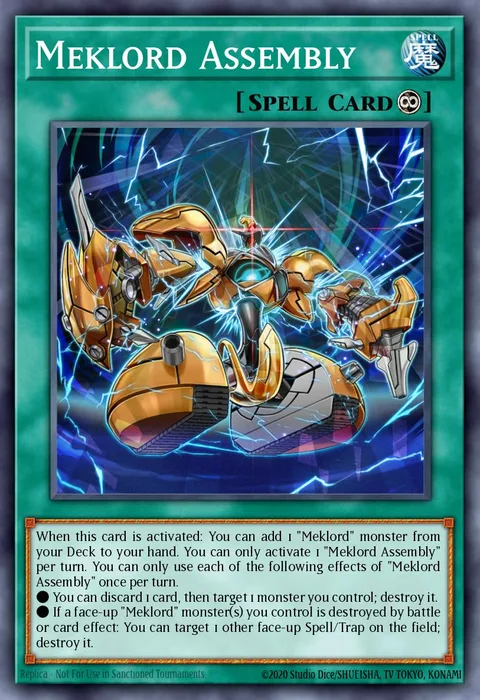 Meklord Assembly trading card