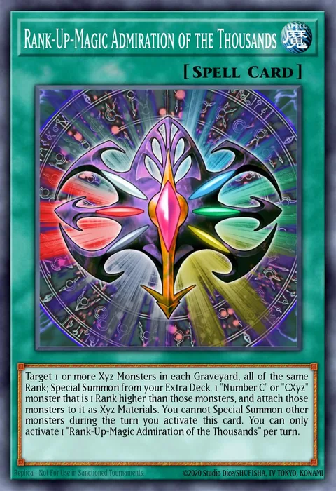 Rank-Up-Magic Admiration of the Thousands trading card