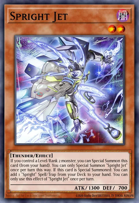 Spright Jet trading card