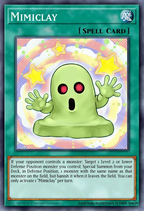 Mimiclay trading card