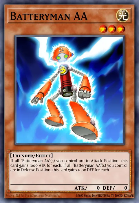 Batteryman AA trading card