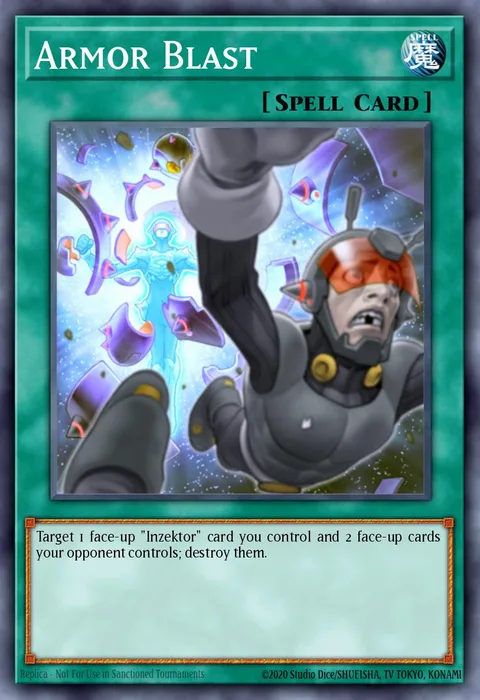 Armor Blast trading card