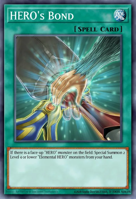 HERO's Bond trading card