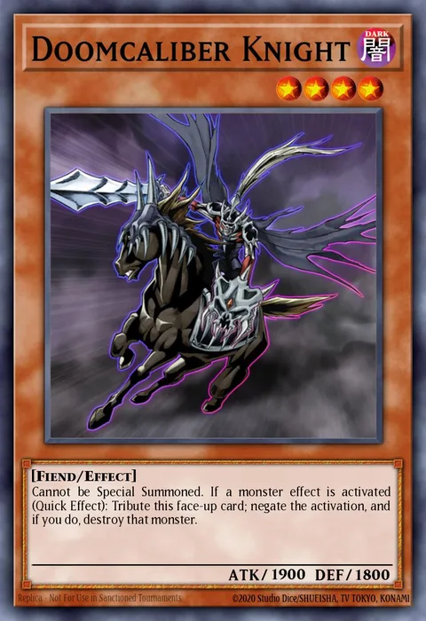 Doomcaliber Knight trading card