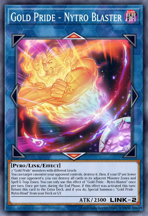 Gold Pride - Nytro Blaster trading card