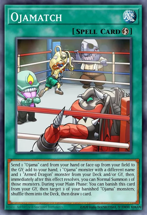 Ojamatch trading card