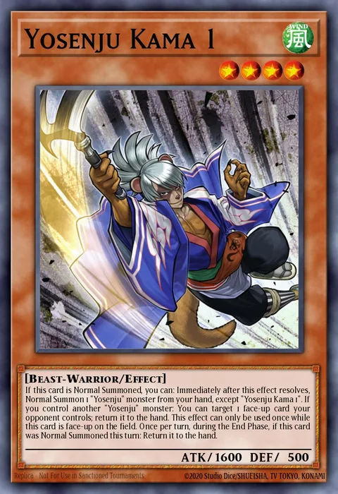 Yosenju Kama 1 trading card