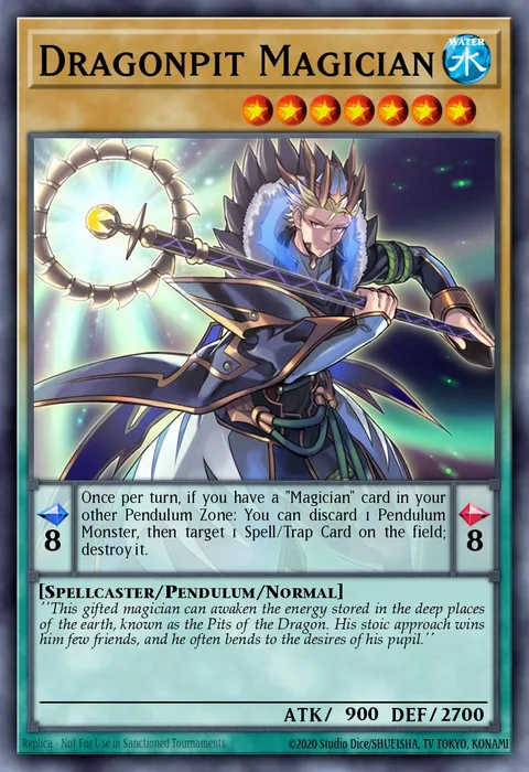 Dragonpit Magician trading card