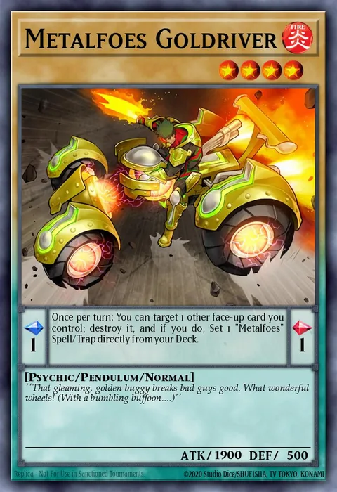 Metalfoes Goldriver trading card