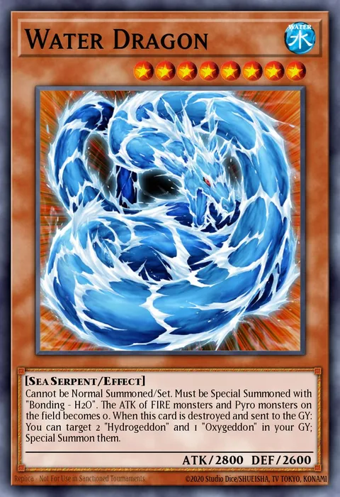 Water Dragon trading card