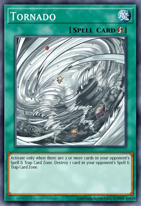 Tornado trading card