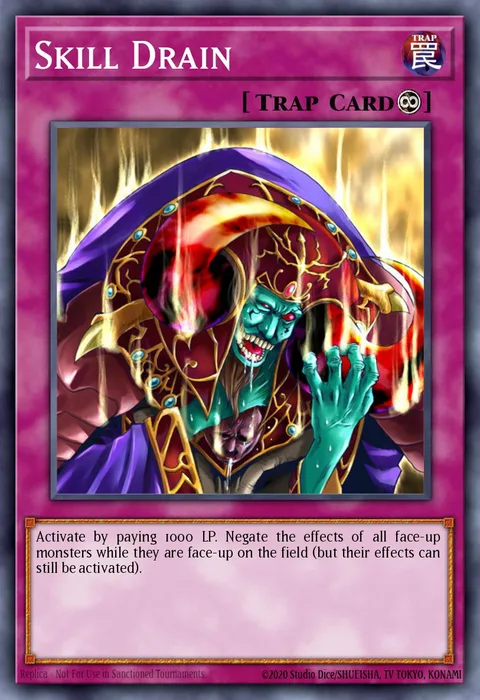 Skill Drain trading card