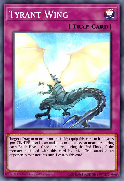 Tyrant Wing trading card