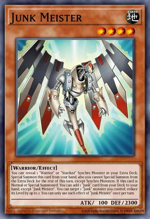 Junk Meister trading card