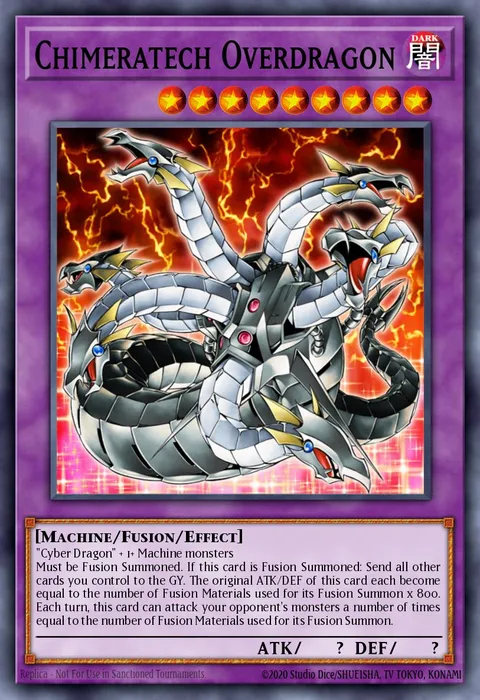 Chimeratech Overdragon trading card