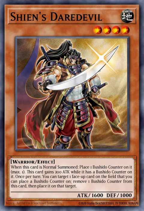 Shien's Daredevil trading card