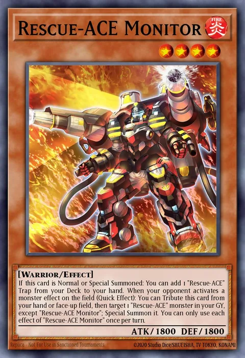 Rescue-ACE Monitor trading card
