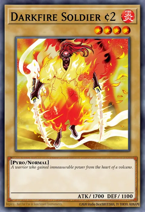 Darkfire Soldier #2 trading card