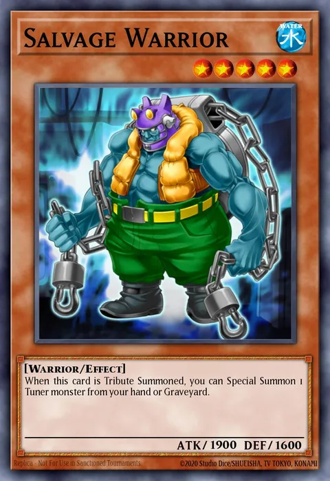 Salvage Warrior trading card