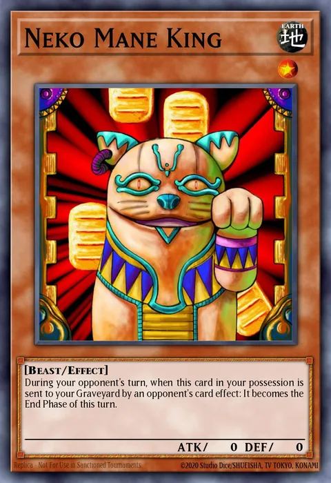 Neko Mane King trading card