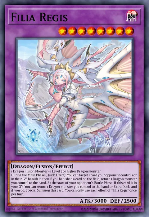 Filia Regis trading card