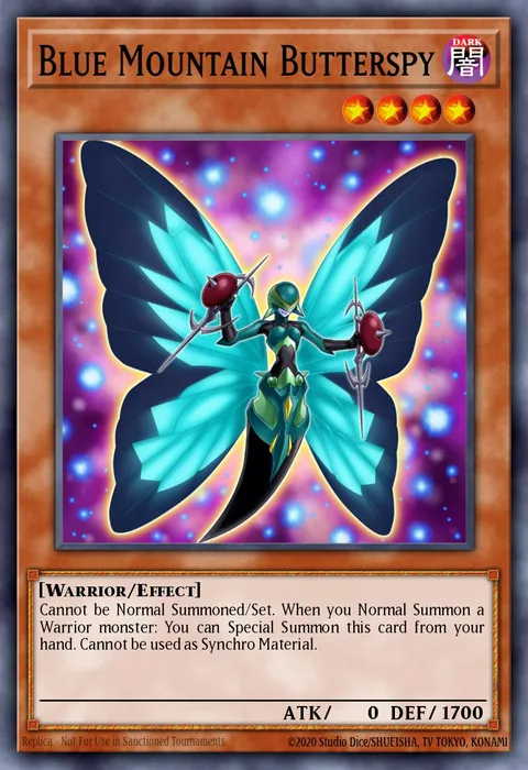 Blue Mountain Butterspy trading card