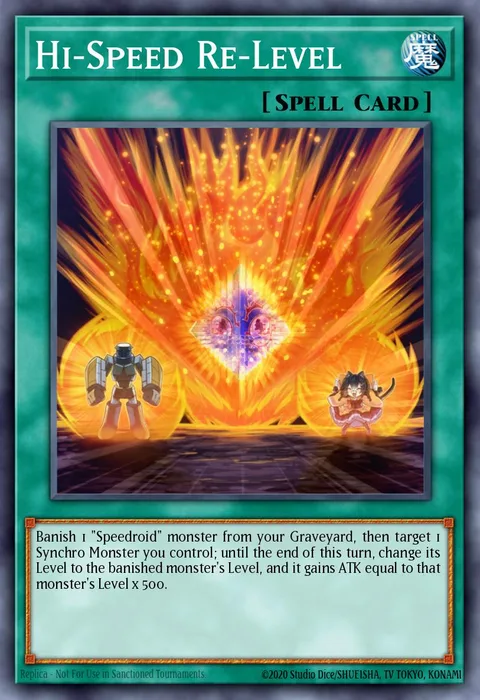 Hi-Speed Re-Level trading card