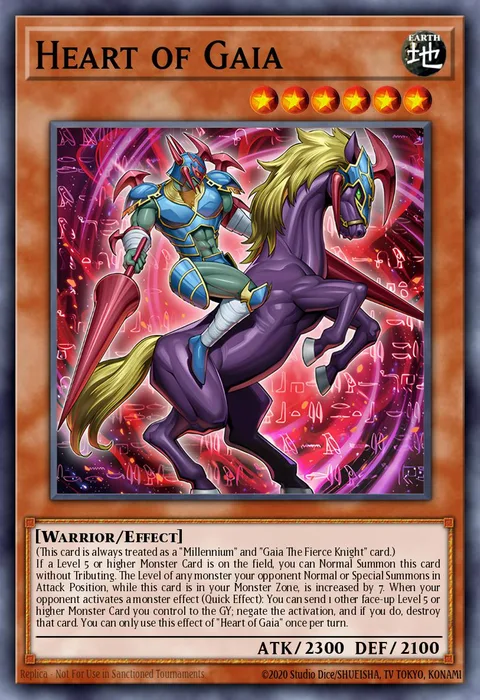 Heart of Gaia trading card