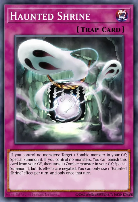 Haunted Shrine trading card